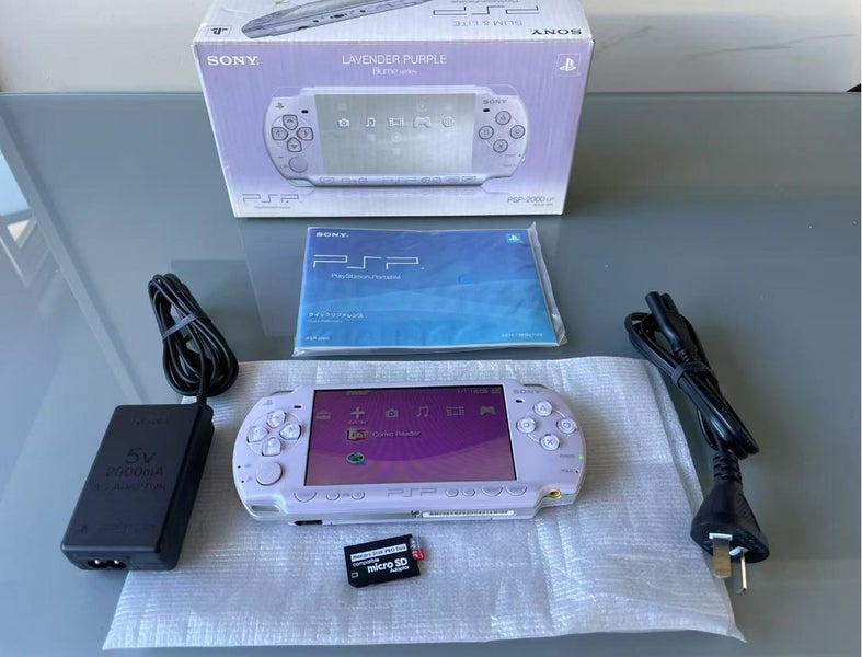 Boxed Playstation PSP2000 Lavendar Purple in 6.60 PRO-C 64G MS In Original kits Carousel 1