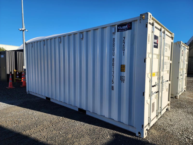 20ft GP White shipping container - ( Cromwell ) Carousel 1