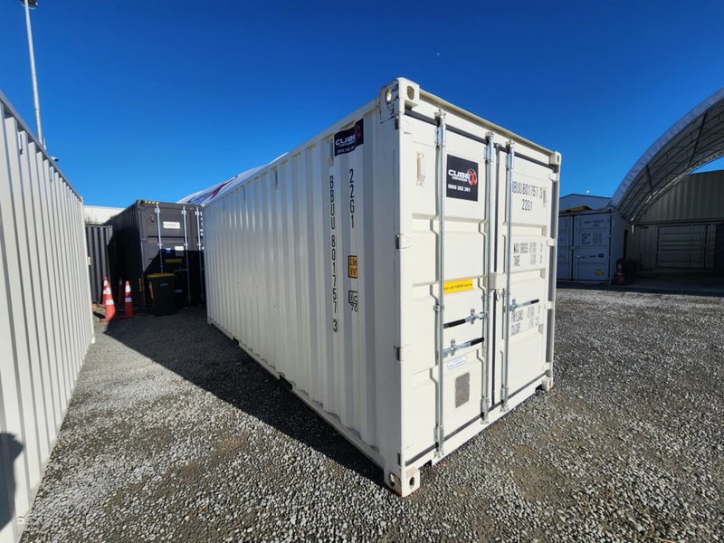 20ft GP White shipping container - (In Cromwell now) Carousel 2
