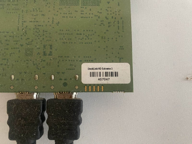 Blackmagic Decklink HD Extreme 3 Capture / Output Card Carousel 3
