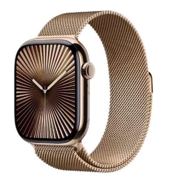 APPLE WATCH SERIES 10 GPS + CELLULAR 46CM GOLD TITANIUM CASE Carousel 1