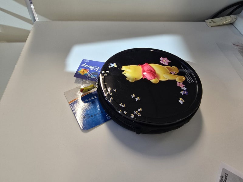 CD/DVD Case 40 Pockets / Hardcover CD/DVD Holder, Winnie-the-Pooh Carousel 2