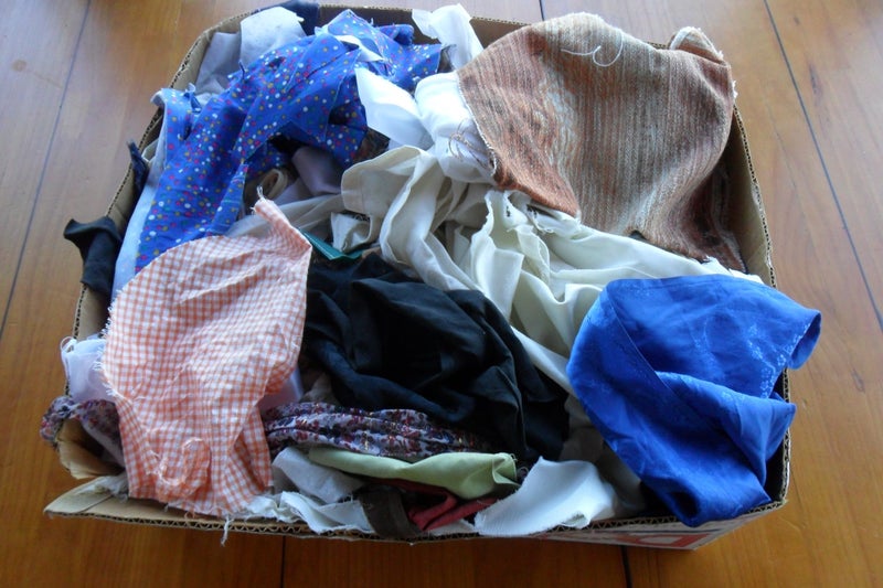 Assorted Fabric Remnants Carousel 1