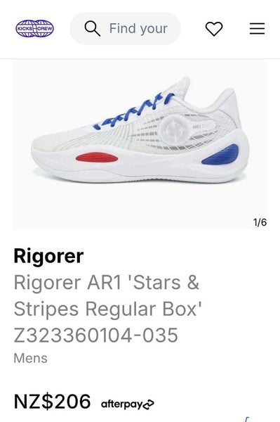 Brand New Rigorer Rigorer AR1 Stars & Stripes Size 12US Carousel 2