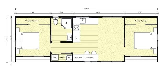 Stylish Tiny Home - 2 Bedroom - 50m2 - Kahikatea Carousel 2