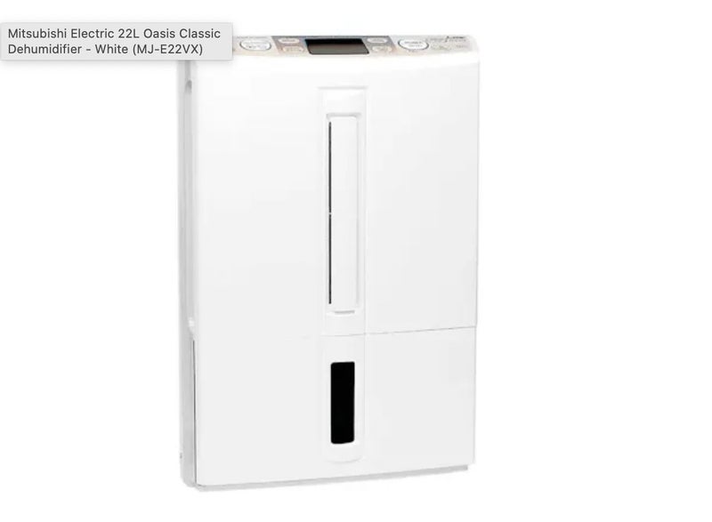 Mitsubishi Dehumidifier 22L- MJ-E22VX - RRP $979 Carousel 1