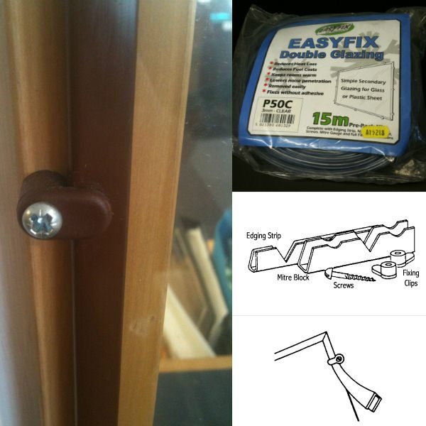 DIY DOUBLE GLAZING 3mm Brown ClipGlaze 15m PrePack Kit Carousel 1