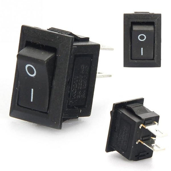 Switch rocker X 3 SPST ON/OFF 12V 230V various size options Carousel 2