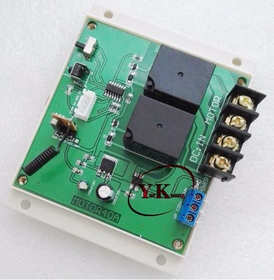 12V DC 2Ch Motor Controller for Door Window Curtain With Remote 40A OB2 Carousel 2