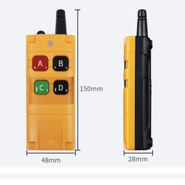 Wireless 4 Channel Switch 433 AC 220V 10A Carousel 1