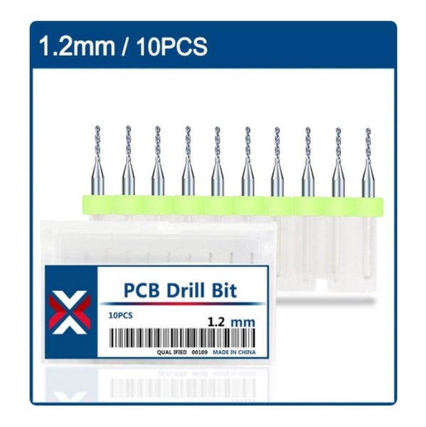 Tungsten Micro Drill Bits 1.2mm Pack of 10 PCB BD4 Carousel 1
