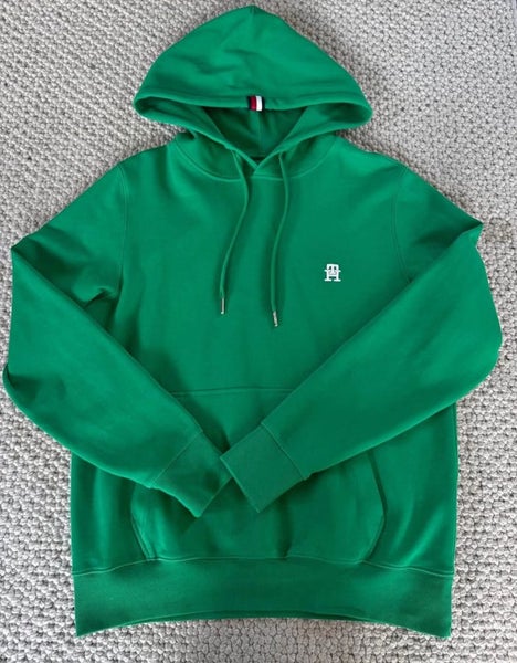 TOMMY HILFIGER MONOGRAM HOODIE SIZE M Carousel 1