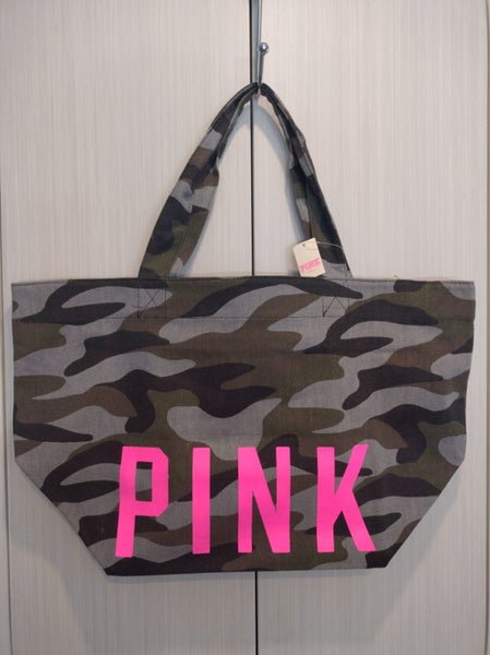 Victoria's Secret Camo Tote bag large, new! Carousel 1