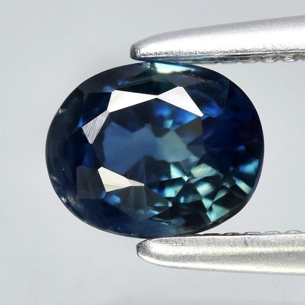 $1 RES * Buy Now $1,299.00 * 0.73ct Blue Oval Si1 Sapphire Loose Gem Carousel 1