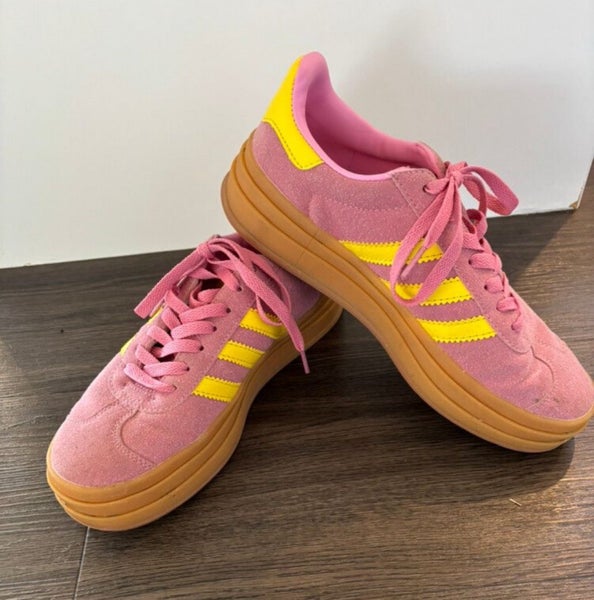 Adidas Gazelle Bold (pink and yellow) size 41 Carousel 2
