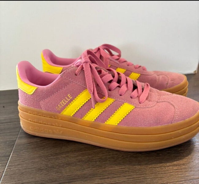 Adidas Gazelle Bold (pink and yellow) size 41 Carousel 1