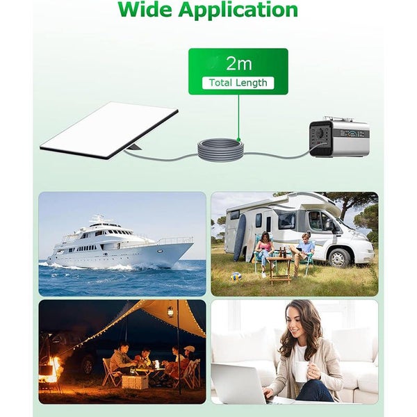 2m Cable for Starlink Mini DC to DC Power Cord Outdoor Waterproof Carousel 6