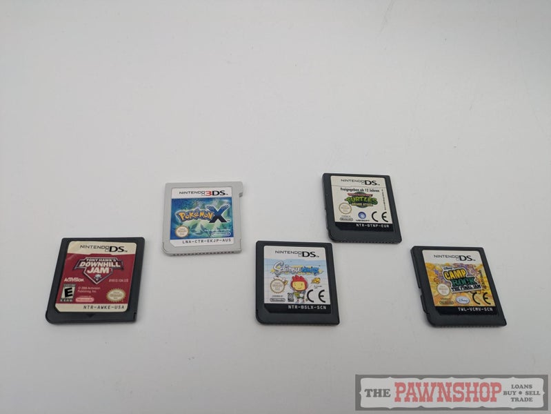 Nintendo DS Games x5.. Pokemon X 3DS.. $1 Reserve Carousel 1