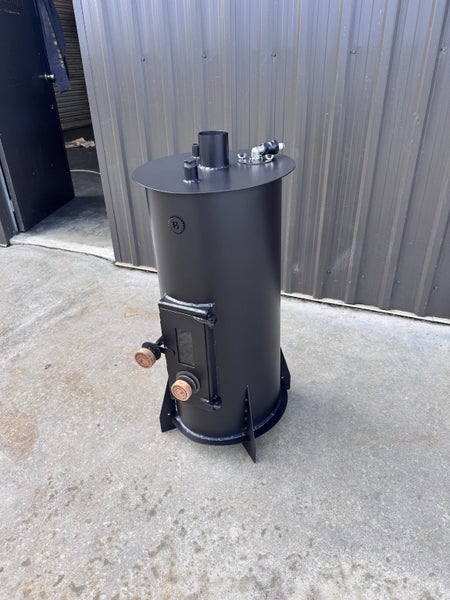 Wood fired hot water cylinder (low pressure) Carousel 1