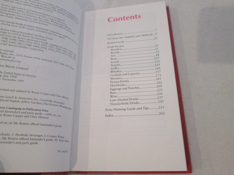 Mr Boston; Official Bartender’s and Party Guide Carousel 2