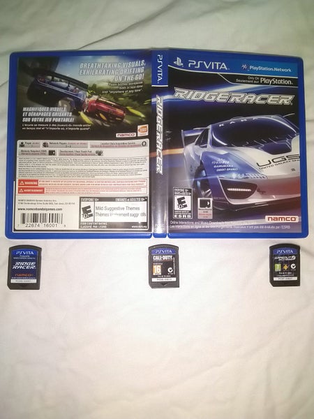 3 Game Bundle, Ridge Racer, Call of Duty (Restricted 15+), Wipeout 2048 Carousel 1