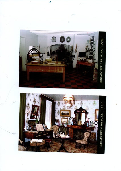 Broadgreen Historic House, Nelson. Postcards Carousel 2