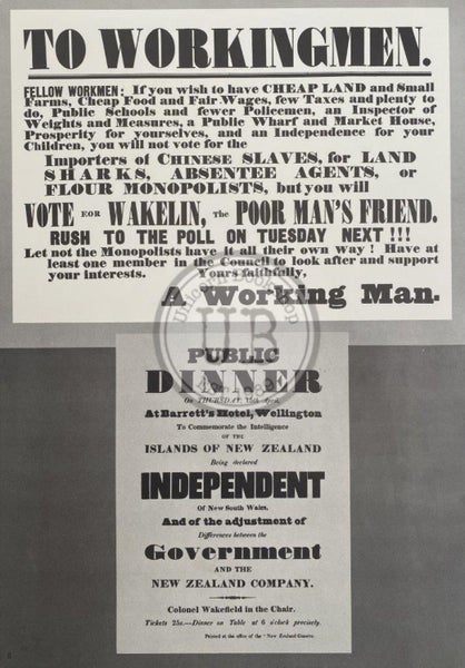 VINTAGE POSTER: New Zealand Advertising 1841 Carousel 1