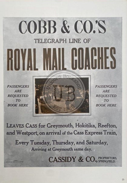 VINTAGE POSTER: Cobb & Co Royal Mail Coaches 1906 Carousel 1