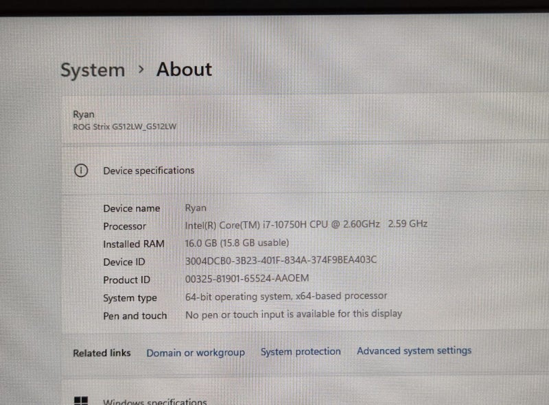 ASUS ROG STRIX G15 Gaming Laptop | i7 | RTX 2070 | 1TB M.262863867142913114