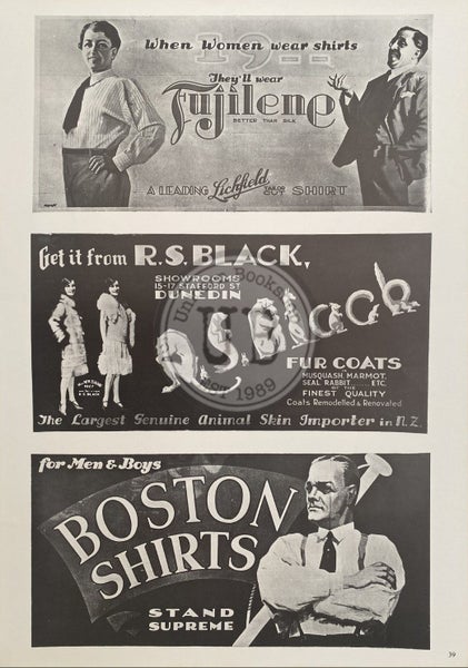 VINTAGE POSTER: New Zealand Advertising 1830-1940 Carousel 1