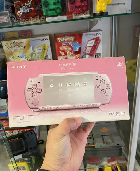 Rare Boxed Playstation PSP2000 Rose Pink with 6.60 PRO-C 32G MS In Original kits Carousel 2
