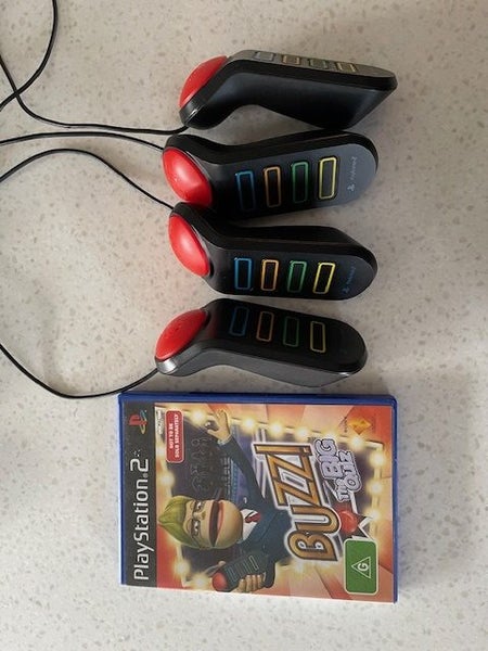 PS2 and Buzz game/controllers Carousel 4