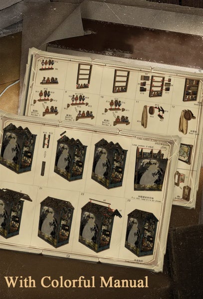 Book Nook Kit- Detective Agency DIY Carousel 7