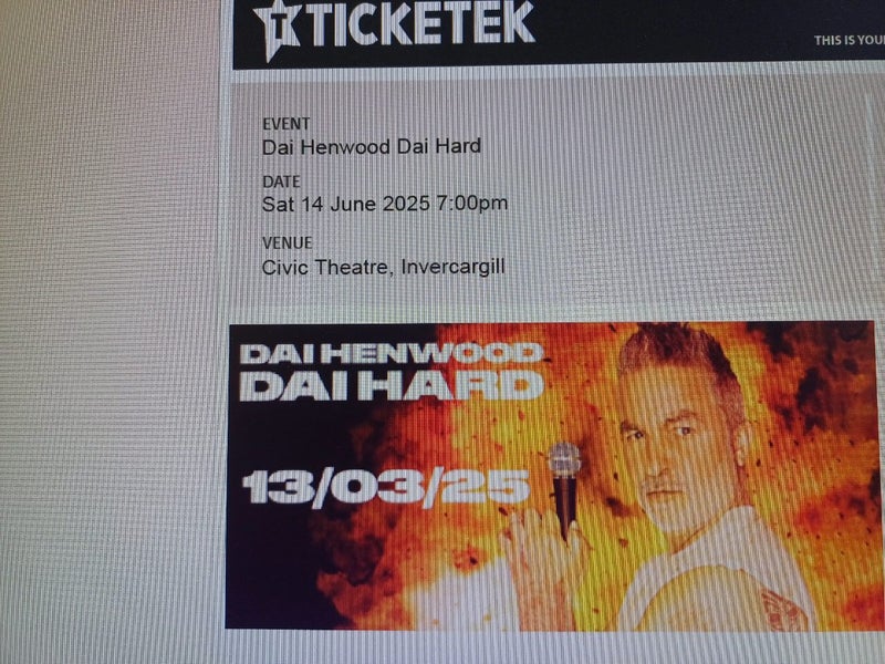Dai Henwood Tickets Carousel 1