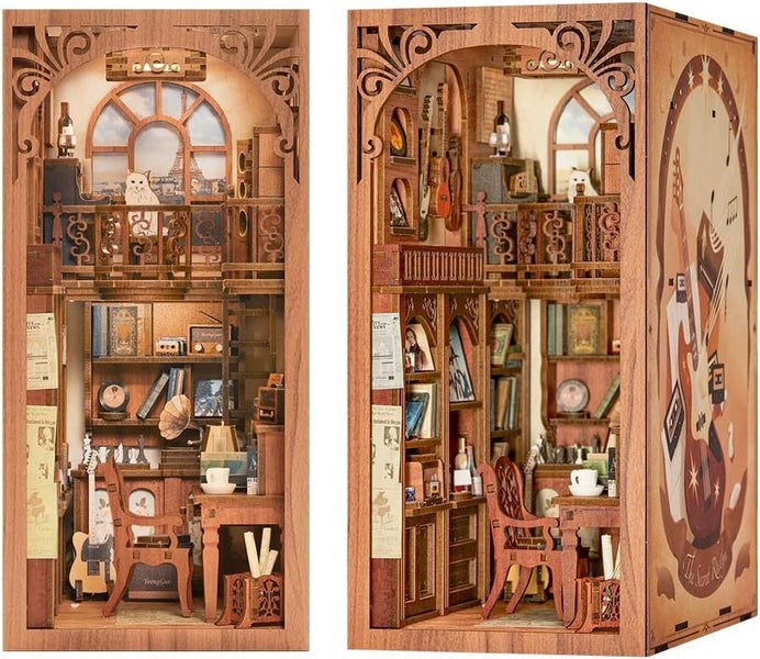 Book Nook Miniature Model Kit- The Secret Rhythm DIY Carousel 2