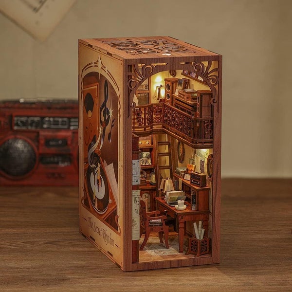 Book Nook Miniature Model Kit- The Secret Rhythm DIY Carousel 1