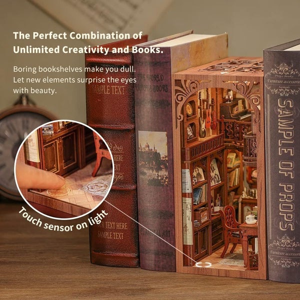 Book Nook Miniature Model Kit- The Secret Rhythm DIY62863240133635113