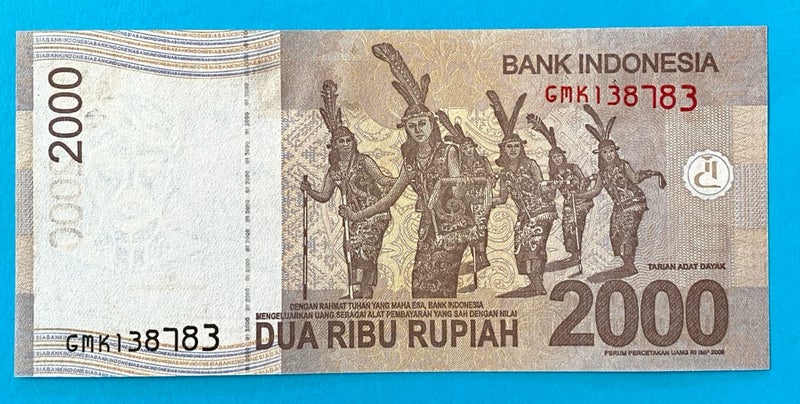 Indonesia 2000 Rupiah Note (2014) - UNC Carousel 2