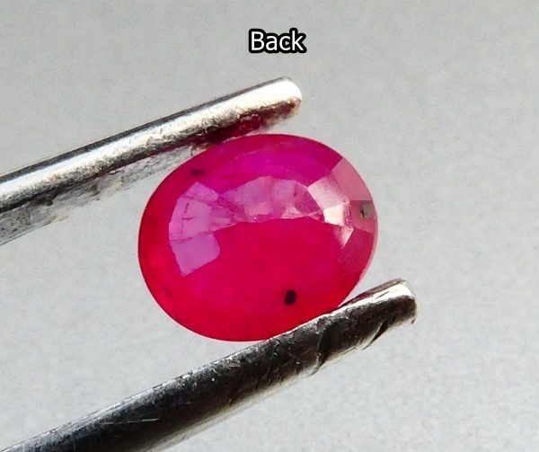 $1RE 1.11CT SPLENDID OVAL CUT 100% NATURAL RED RUBY Carousel 2