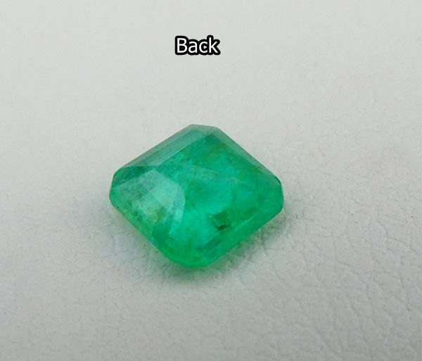 $1RE 0.46CT SPLENDID EMERALD CUT 100% NATURAL GREEN ZAMBIAN EMERALD Carousel 2