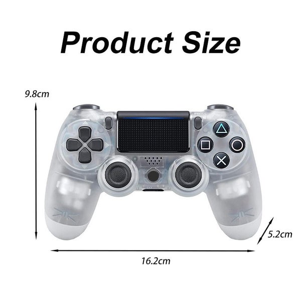 Dualshock 4 Wireless Controller Compatible with PlayStation 4-Clear White Carousel 2