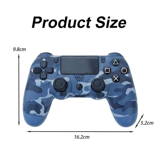 Dualshock 4 Wireless Controller Compatible with PlayStation 4-Camo Blue Carousel 2