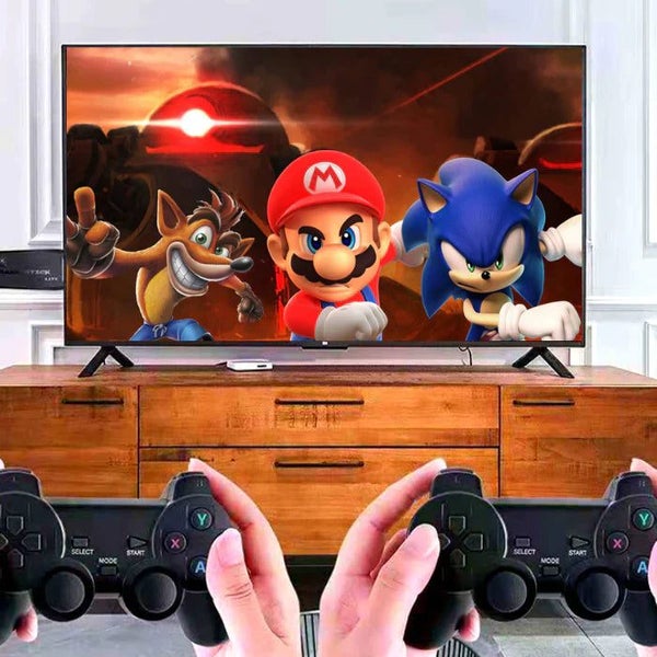 Plug n Play, 4K HDMI Retro Game Console 15000 + Games, Dual Controllers, 64G64645335053185111