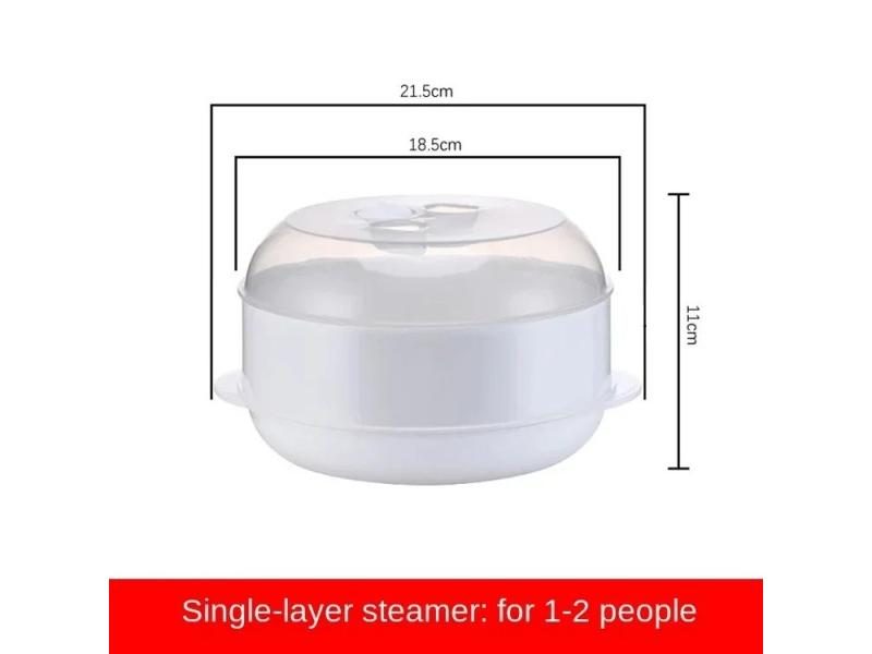 Microwave Oven Special Steamer Steamed Dumpling Rice Container Steamed Carousel 1