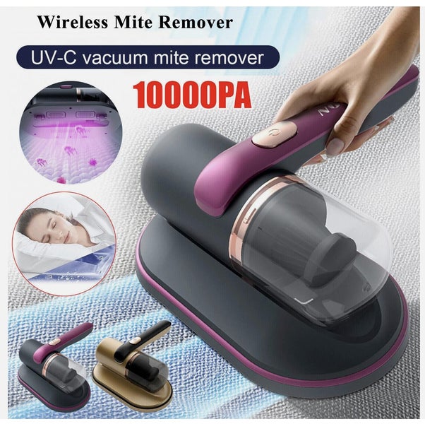 Cordless Dust Mite Remover Vacuum UV Cleaner 10000kpa Home Bed Sofa Mattress Kit Carousel 1