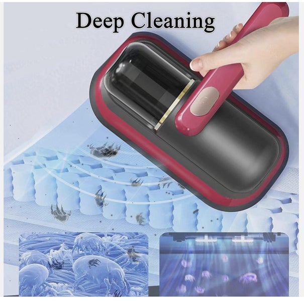 Cordless Dust Mite Remover Vacuum UV Cleaner 10000kpa Home Bed Sofa Mattress Kit Carousel 2