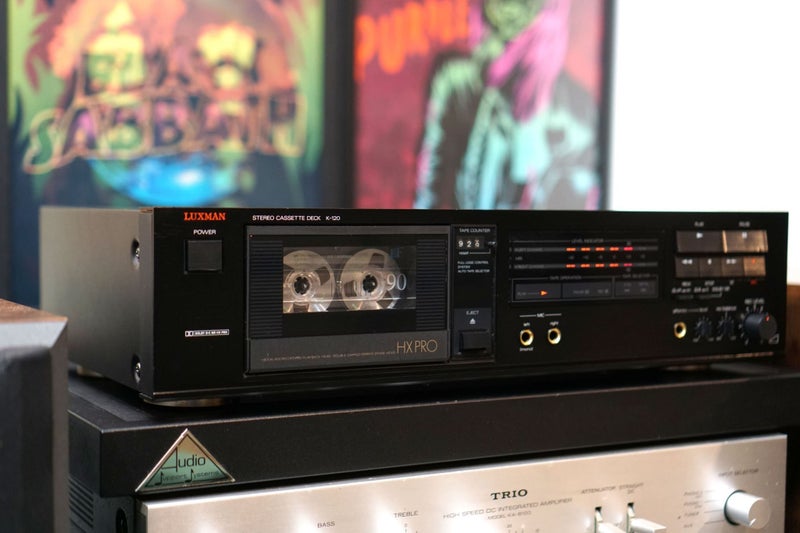 Luxman K-120 Japanese Stereo Cassette Deck with Brand New Sony Tape & Cables! Carousel 1