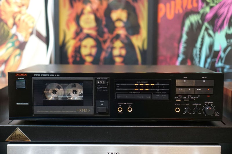 Luxman K-120 Japanese Stereo Cassette Deck with Brand New Sony Tape & Cables! Carousel 2