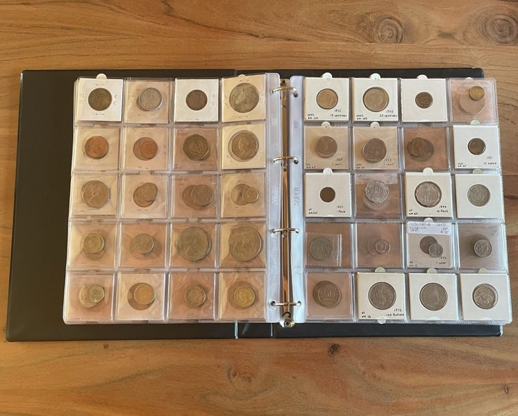 Album collection of approx. 250 different modern world coins (#14) Carousel 1