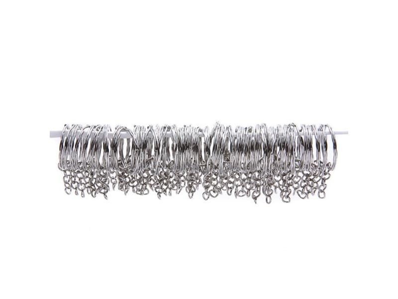 25mm*50pcs Flat Ring Metal Circular Buckle Round Ring Smooth Dog Buckle Carousel 1